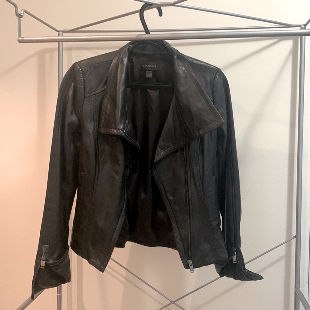 Beautiful leather jacket by Danier